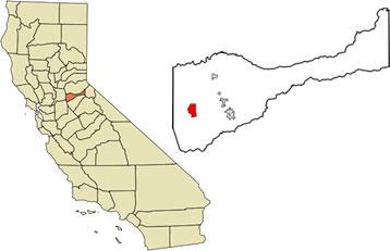 Map of Ione, CA as of July 1, 2014