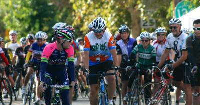 Cyclists at Clarks Corner Bike Challenge